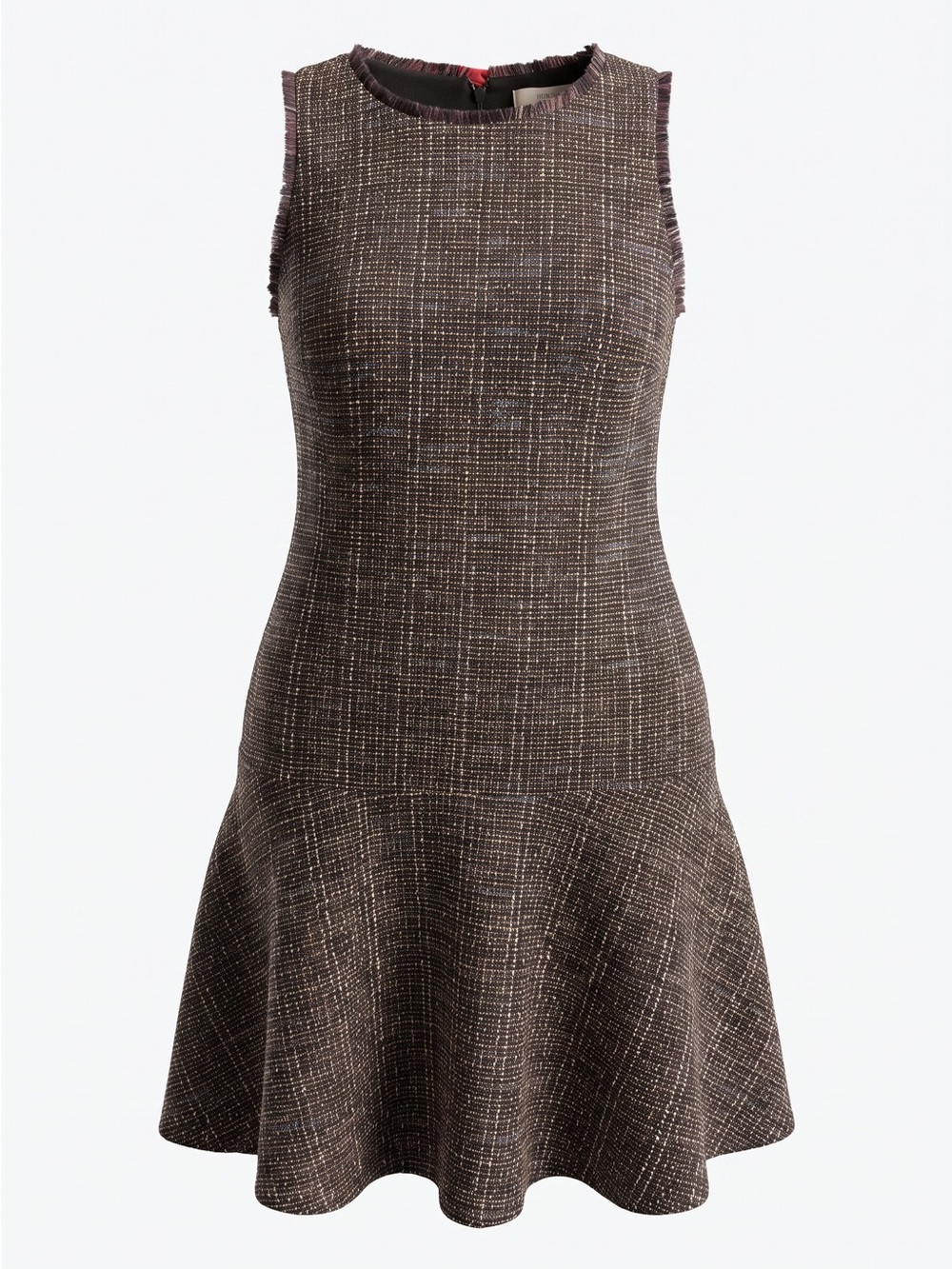 LOFT🦋Tweed Fit-and-Flare Mini Dress🦋Purple & Navy🦋Petite Small🦋Minimalist Chic🦋